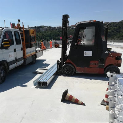 Seguridad al aire libre barandilla galvanizada de protección de la carretera y barandilla de protección de metal H Post usado