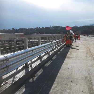 Recubrimiento de zinc personalizado Trie Beam Highway Guardrail con y características de seguridad mejoradas