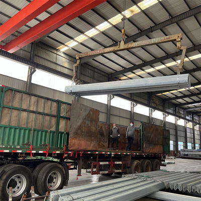 Revestimiento de zinc Q235 Q345 laminado en frío W vigas de protección para peatones barrera de colisión
