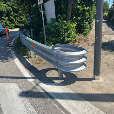 Barrera de acero de seguridad vial con material Q345 SJ345R y certificado ISO9001/TUV/BV/CE
